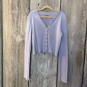 Brandy Melville purple button up